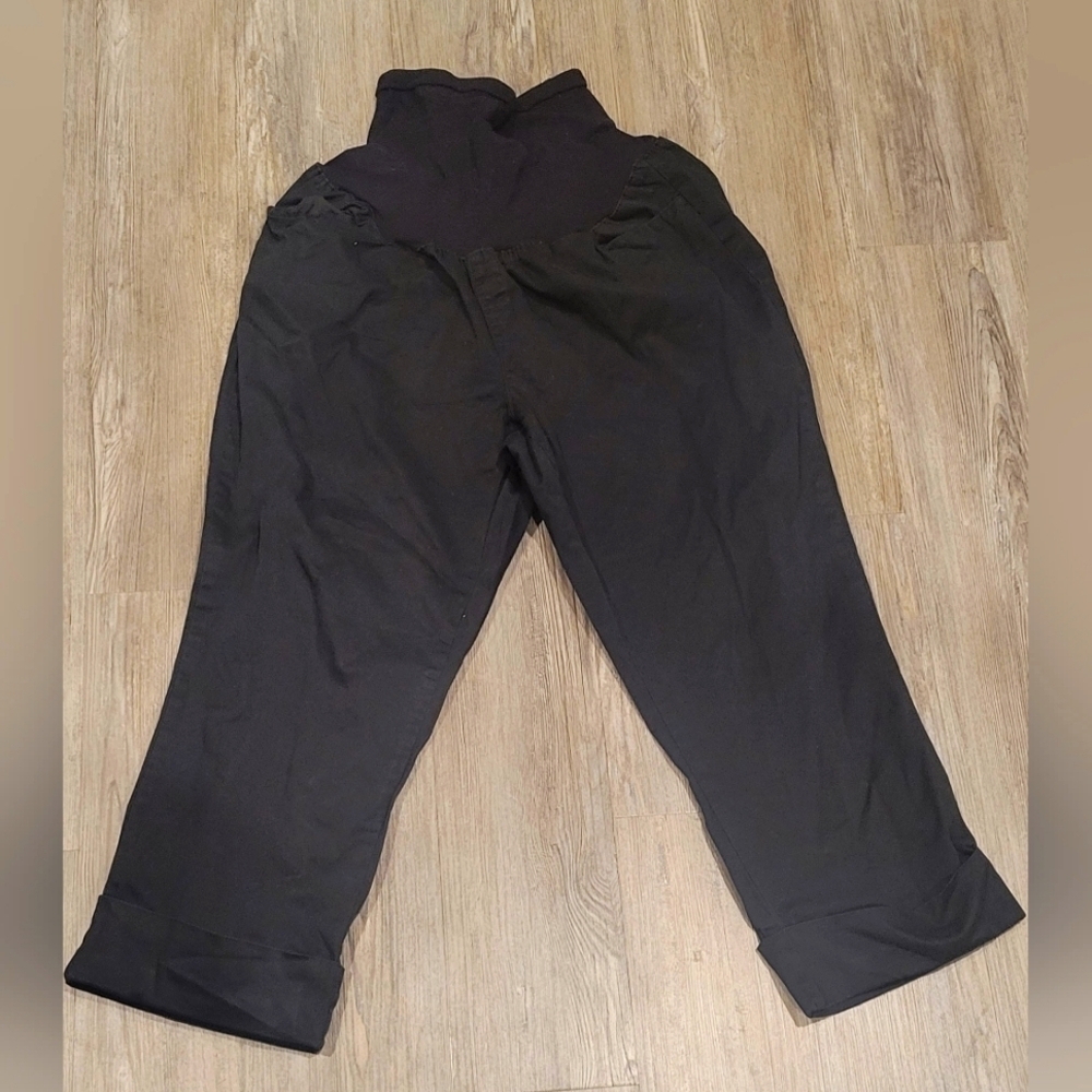 Size XL | Duo Maternity Women's Black Dress Pants